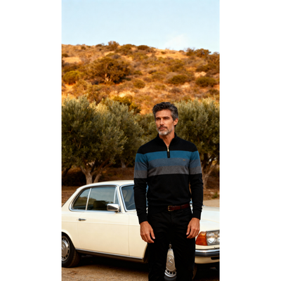 Pull à col zippé Burk