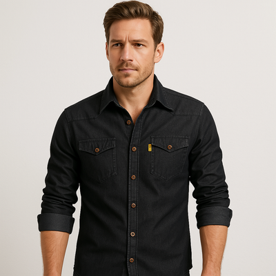 Silas | Chemise en denim de coton