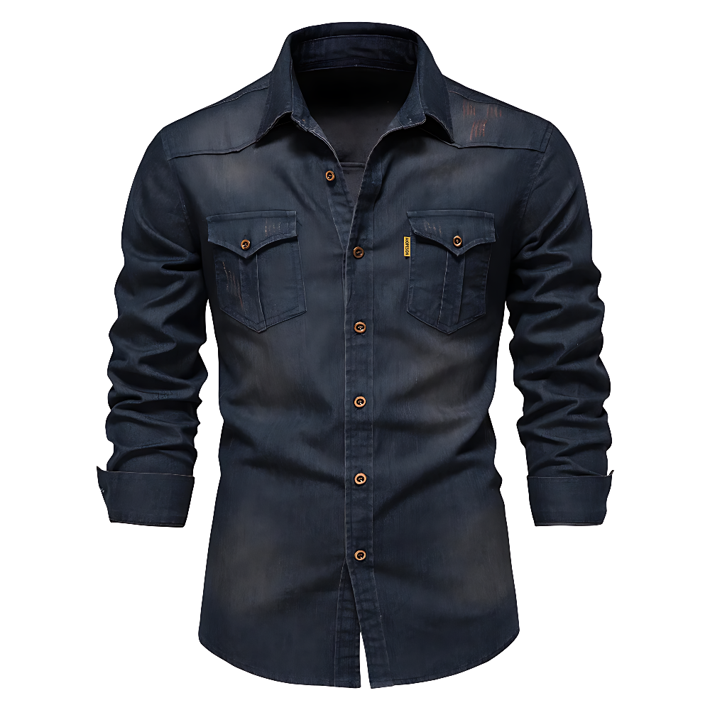 Silas | Chemise en denim de coton
