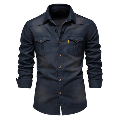 Silas | Chemise en denim de coton