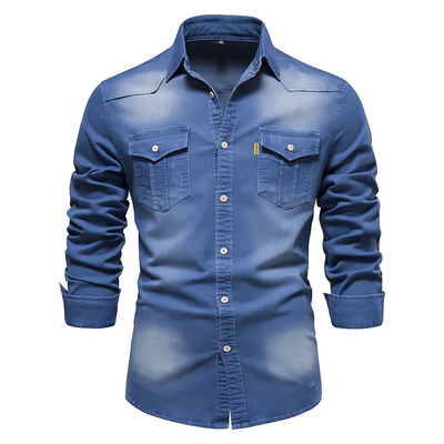 Silas | Chemise en denim de coton